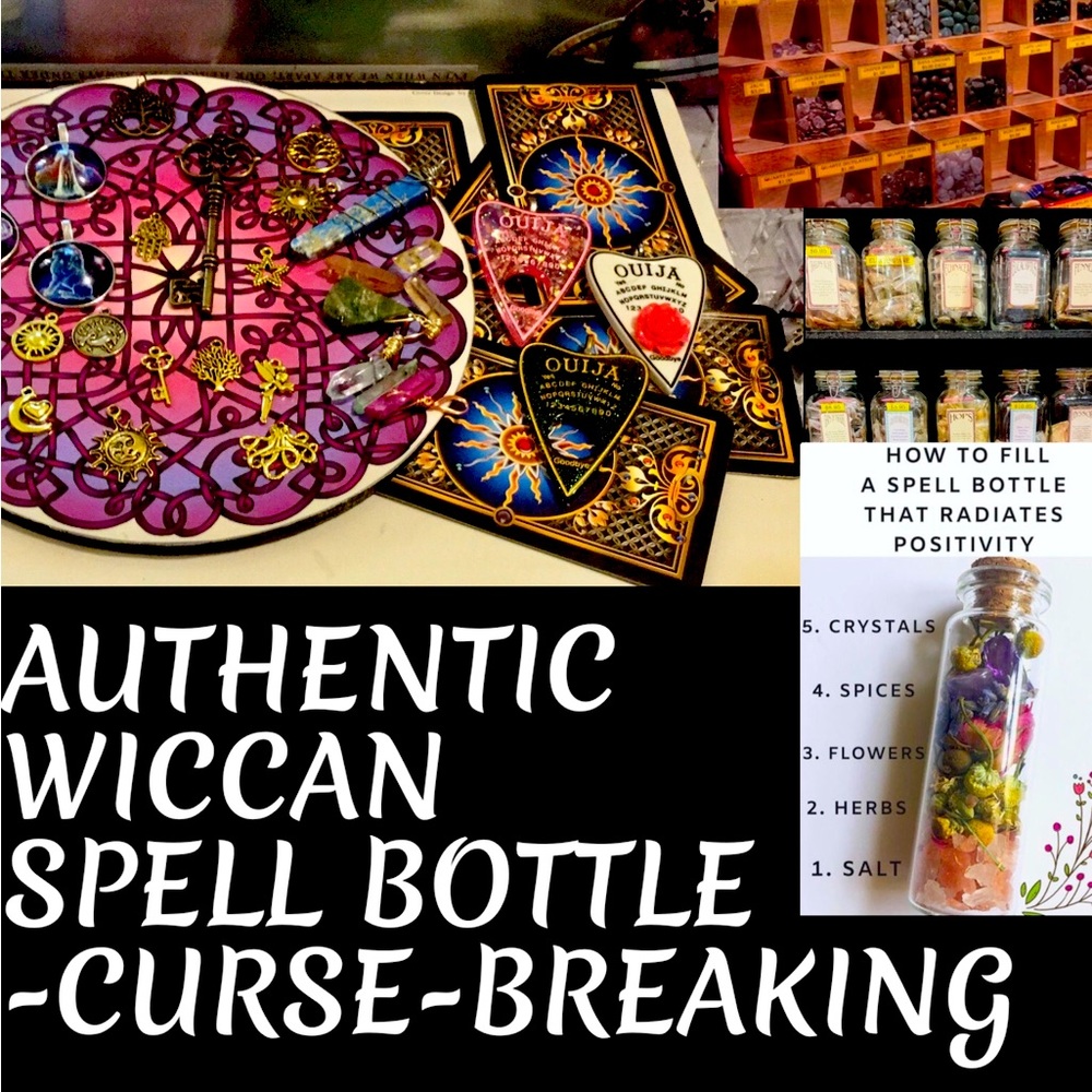 🔮Genuine Wiccan Spell Bottle for CURSE-BREAKING